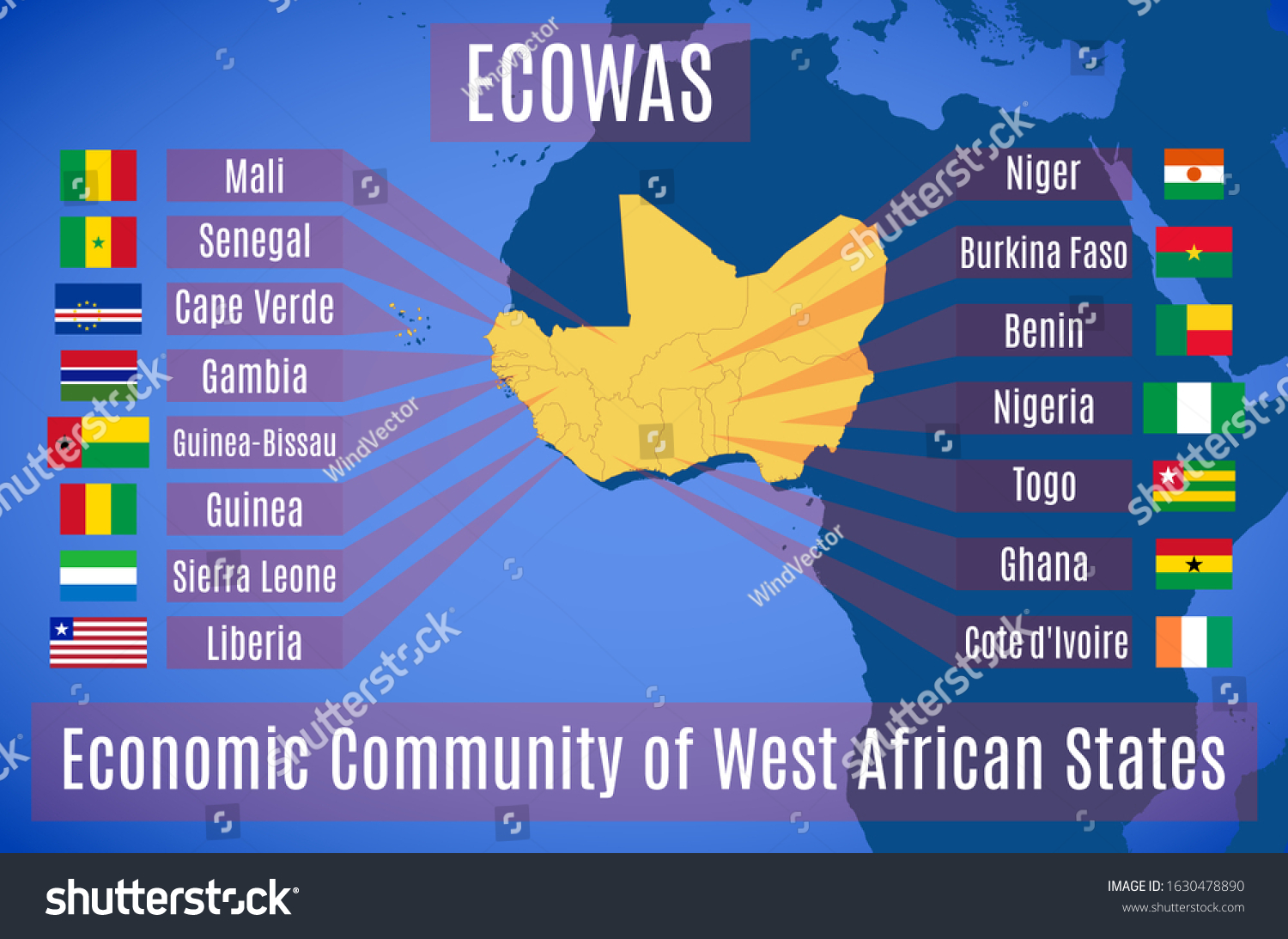 stock-vector-vector-map-and-flag-of-the-economic-community-of-west-african-states-ecowas-1630478890