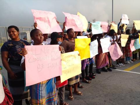 Bonny protest